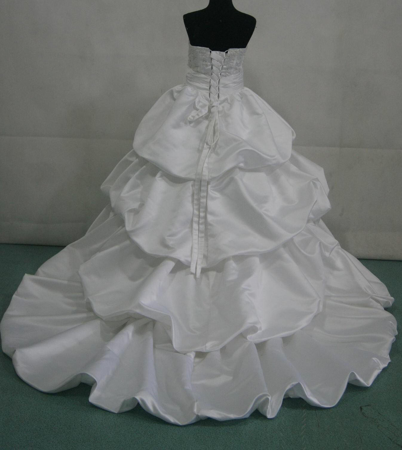 bubble tier miniature bride gown