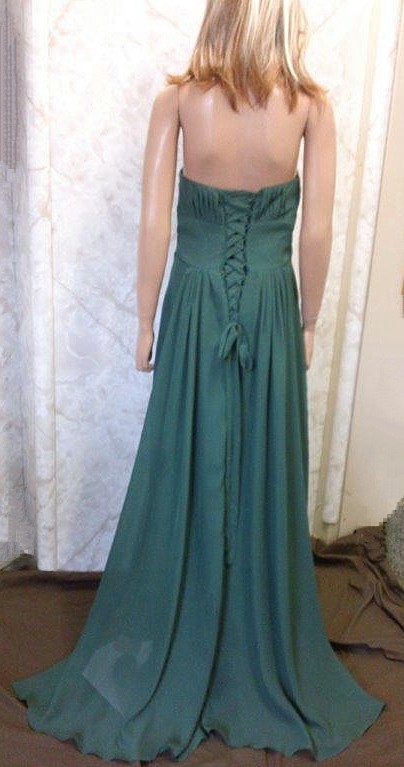 Deep Olive Green bridesmaid dress