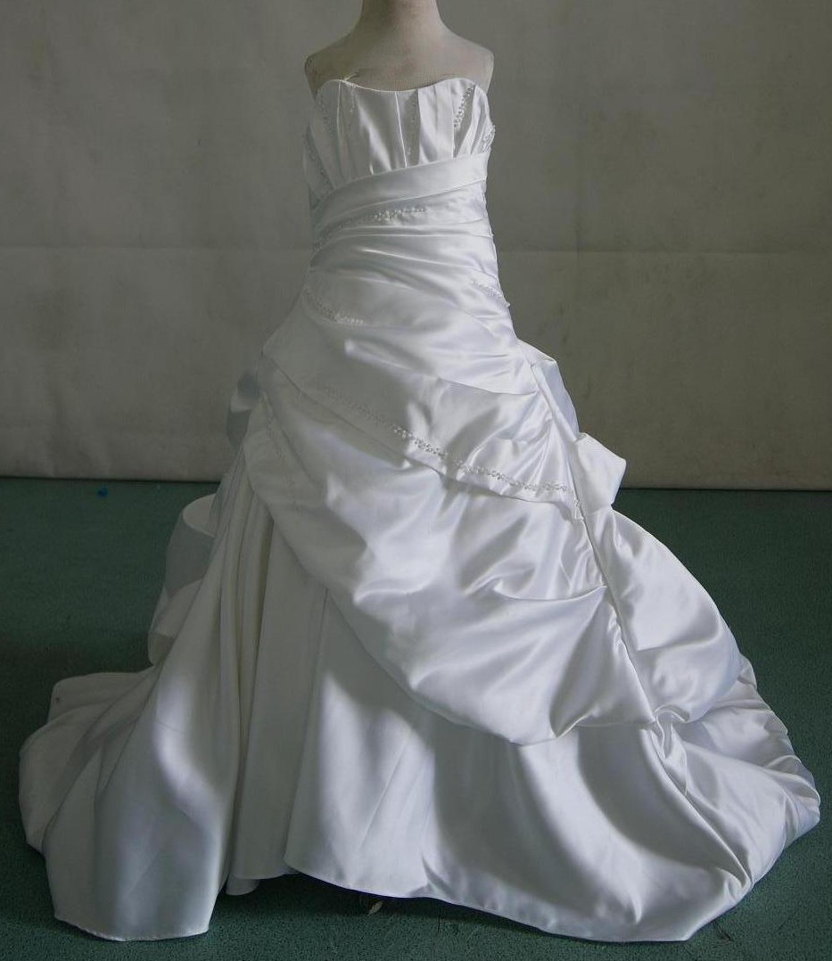 Miniature Wedding Gown with Balloon Train