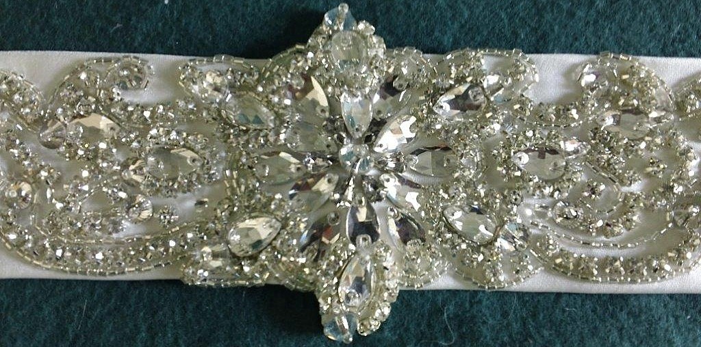 detachable jewel sash