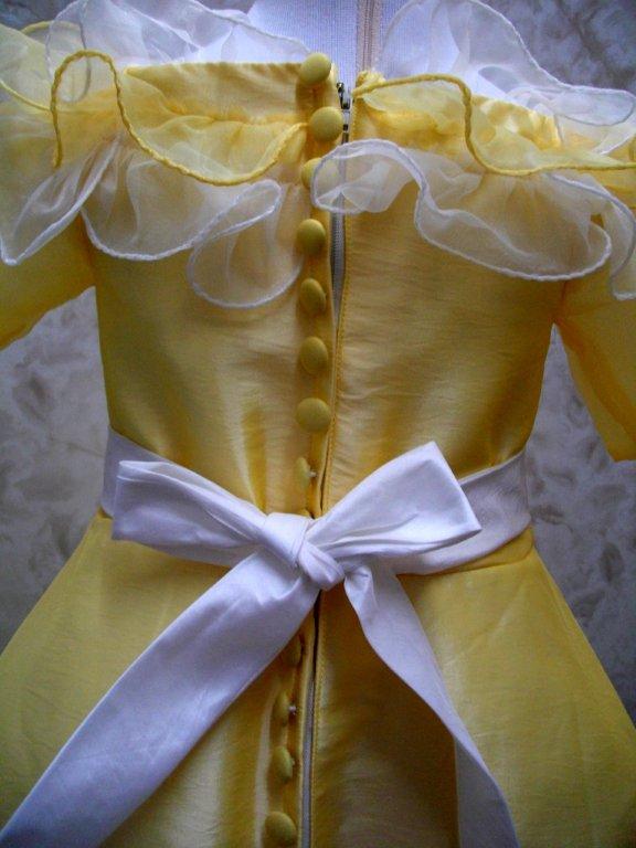 ruffled neckline for toddler pageant dress