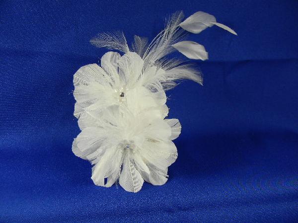 bridal flower hair comb