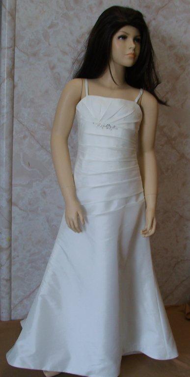 Strapless junior bride gowns