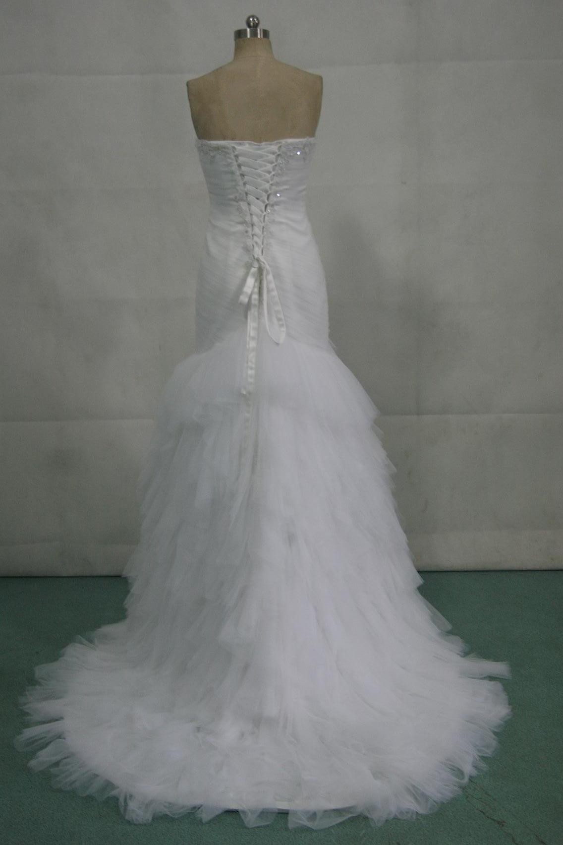 form fitting wedding gown
