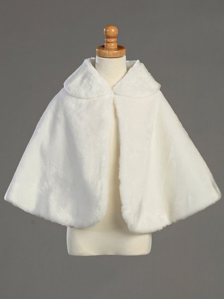 white Fur Cape