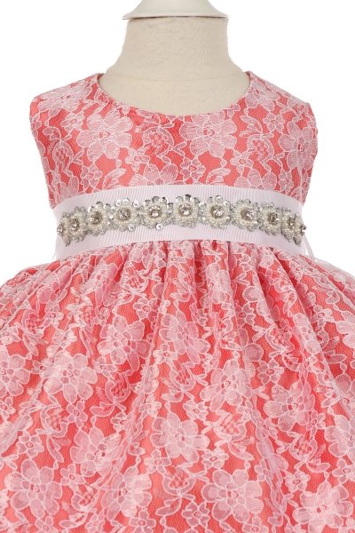 floral lace baby dresses