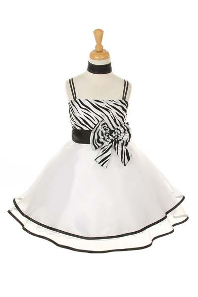 Girls Zebra Print Dresses.