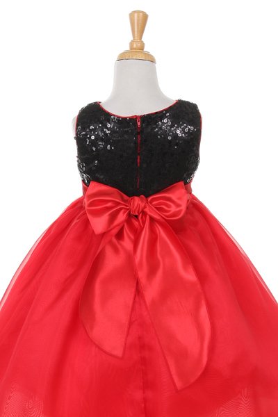 Kids sequin christmas dress