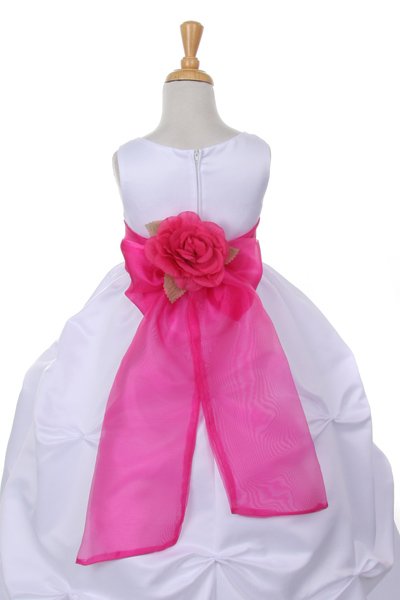 floor length flower girl dresses cheap