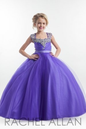 purple girls pageant dresses