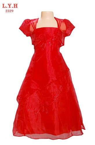 red dress and jacket