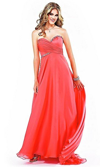 sweetheart wrap bodice dress