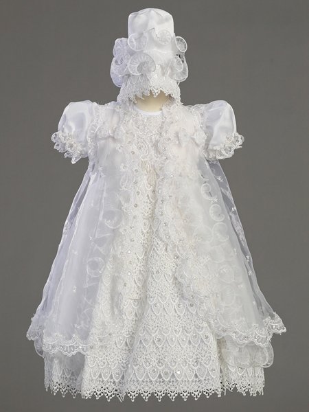 Luxurious Lace Christening Gown 