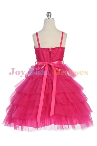 back of fuchsia dress