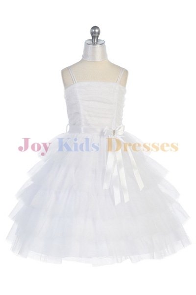 white short pageant dress