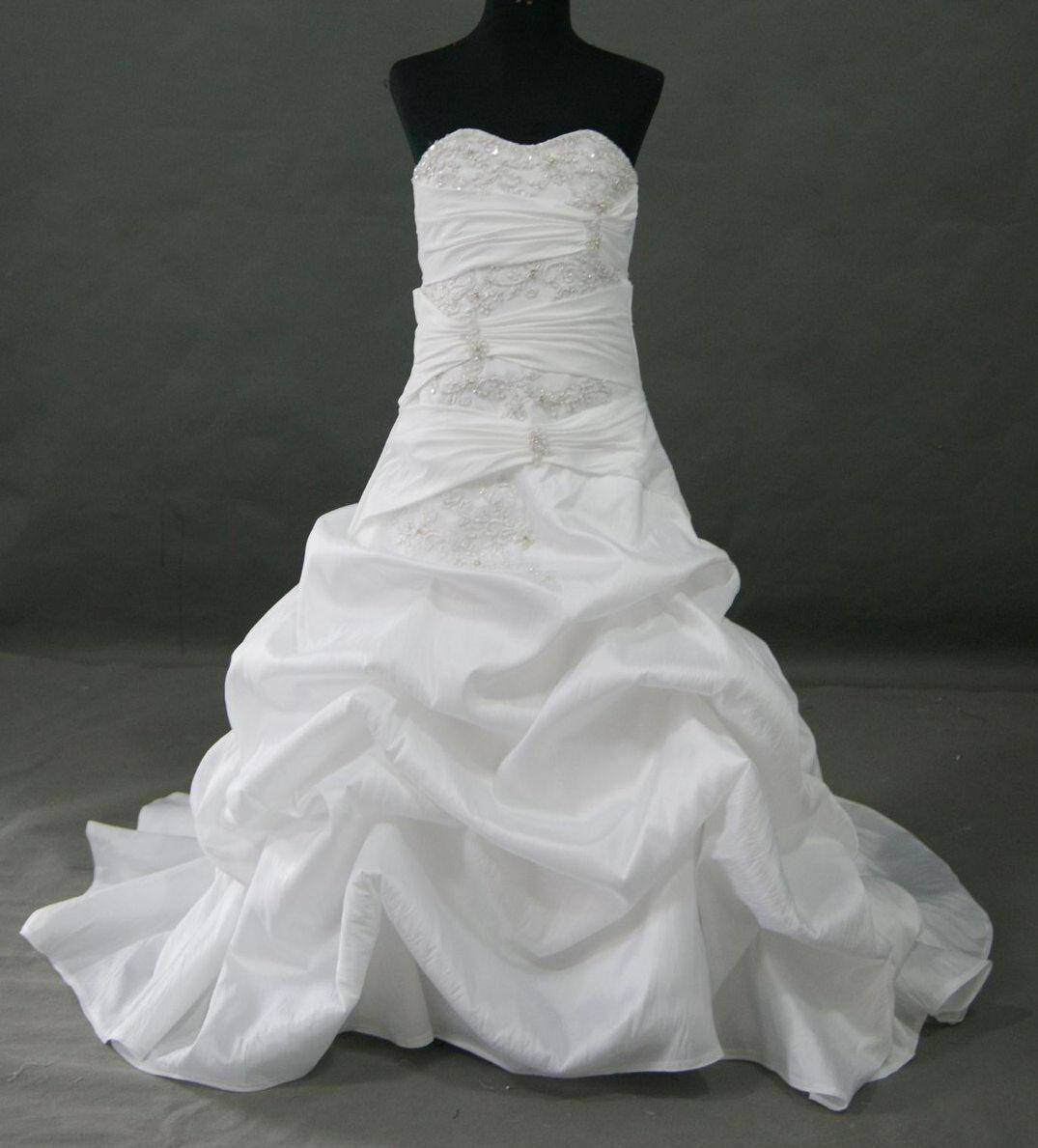 Miniature bride ball gown.