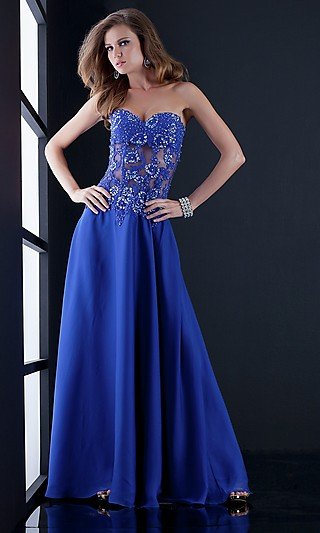 See Through Sexy Evening Dresses