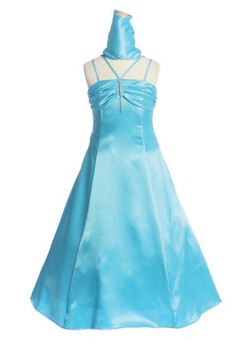 cheap turquoise junior dress