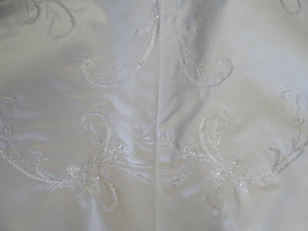 elegant embroidered infant flower girl dress