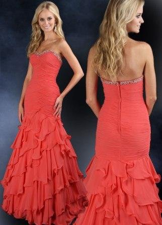 ruffle quinceanera dress