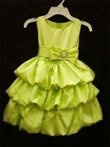 lime baby Christmas dresses