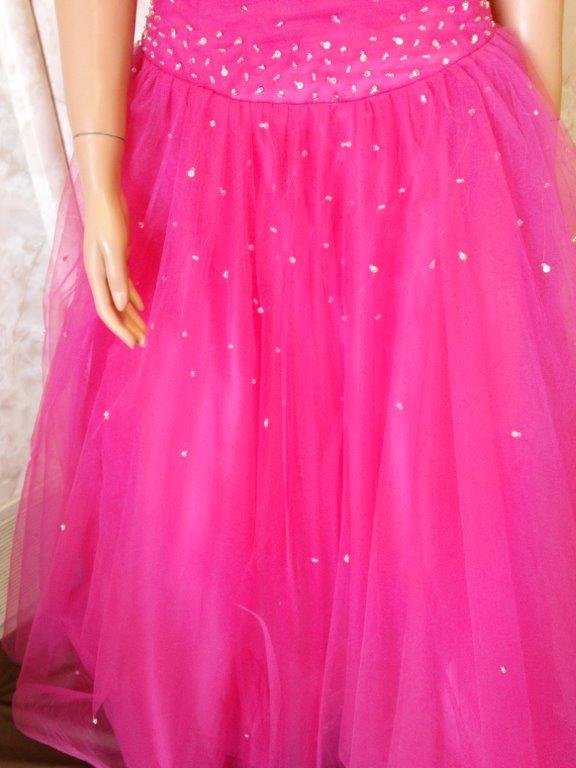 pink prom dress
