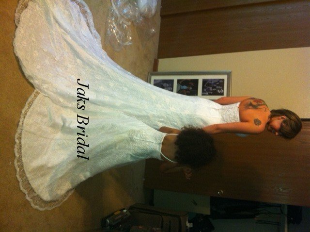 matching flower girl dress to brides gown