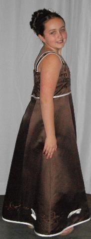 chocolate flower girl 