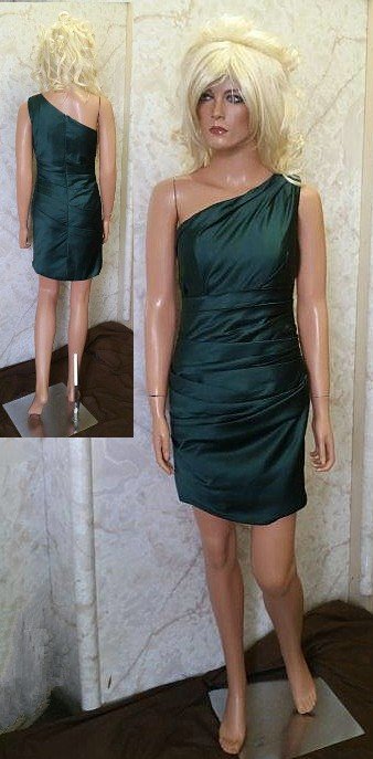 forest green bridesmaid dresses