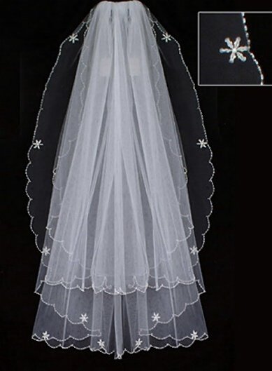 bridal veils cheap