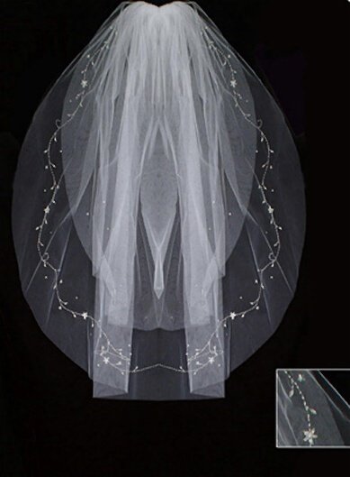 wedding dress veil
