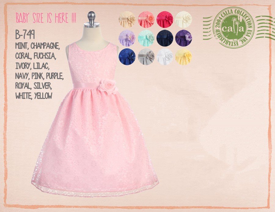 Lace baby special occasion dresses