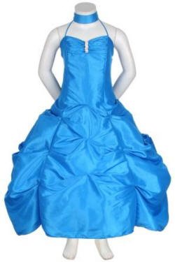 turquoise girls blue dresses