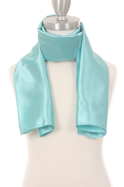 girls aqua scarf included