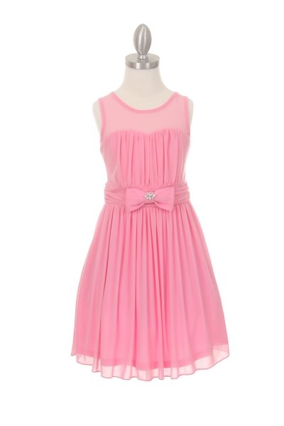 girls pink dress