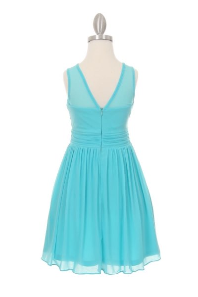 girls turquoise dress