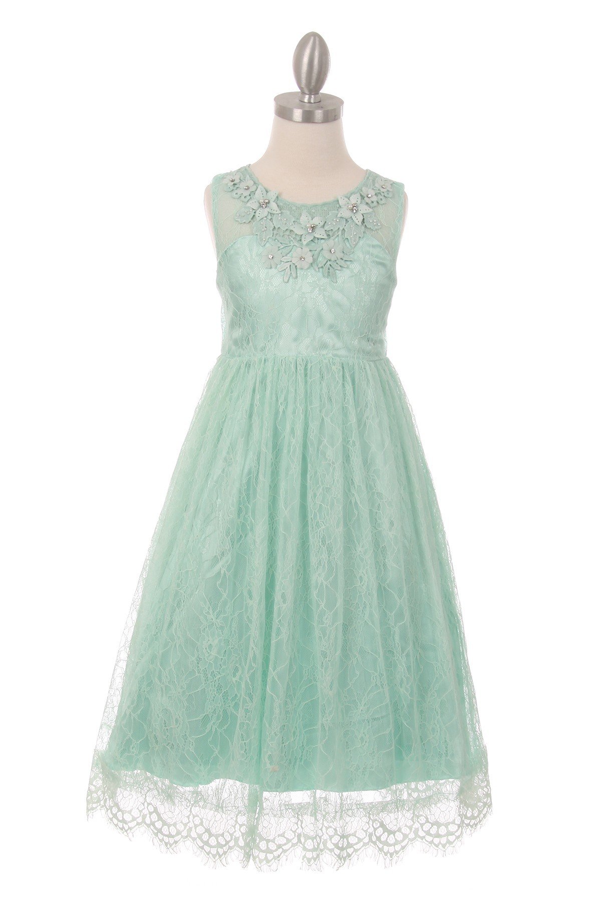 mint lace dress