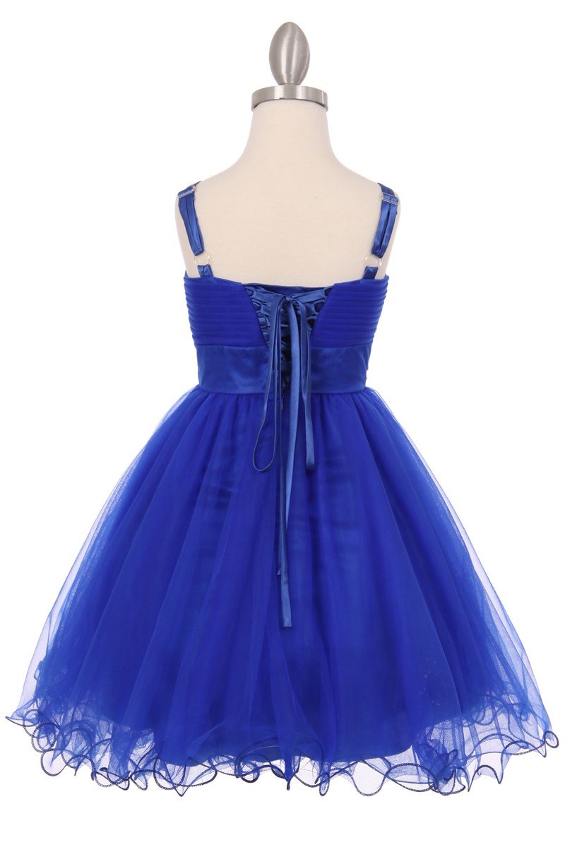 girls blue dress