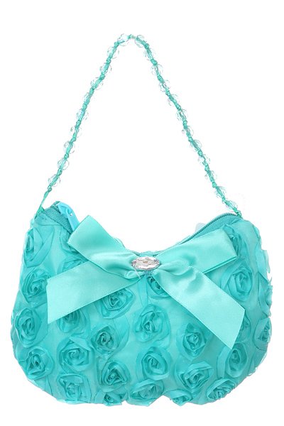 turquoisechild rosette purse