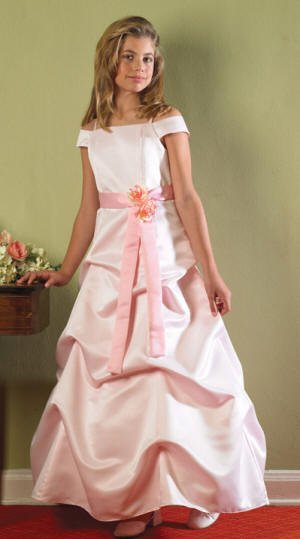 Off the shoulder Pick up dress with sash