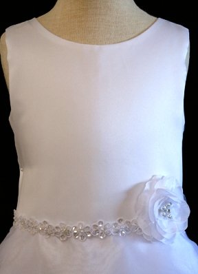 tiered skirt, chiffon, flower girl, communion, pageant dress