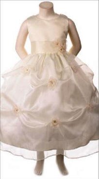 Pick up skirt flower girl dress