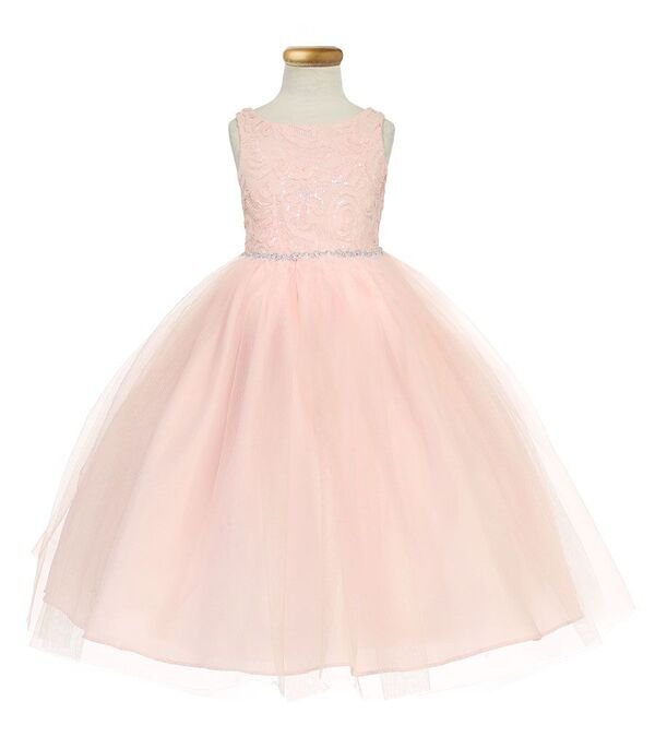 girls pink dress
