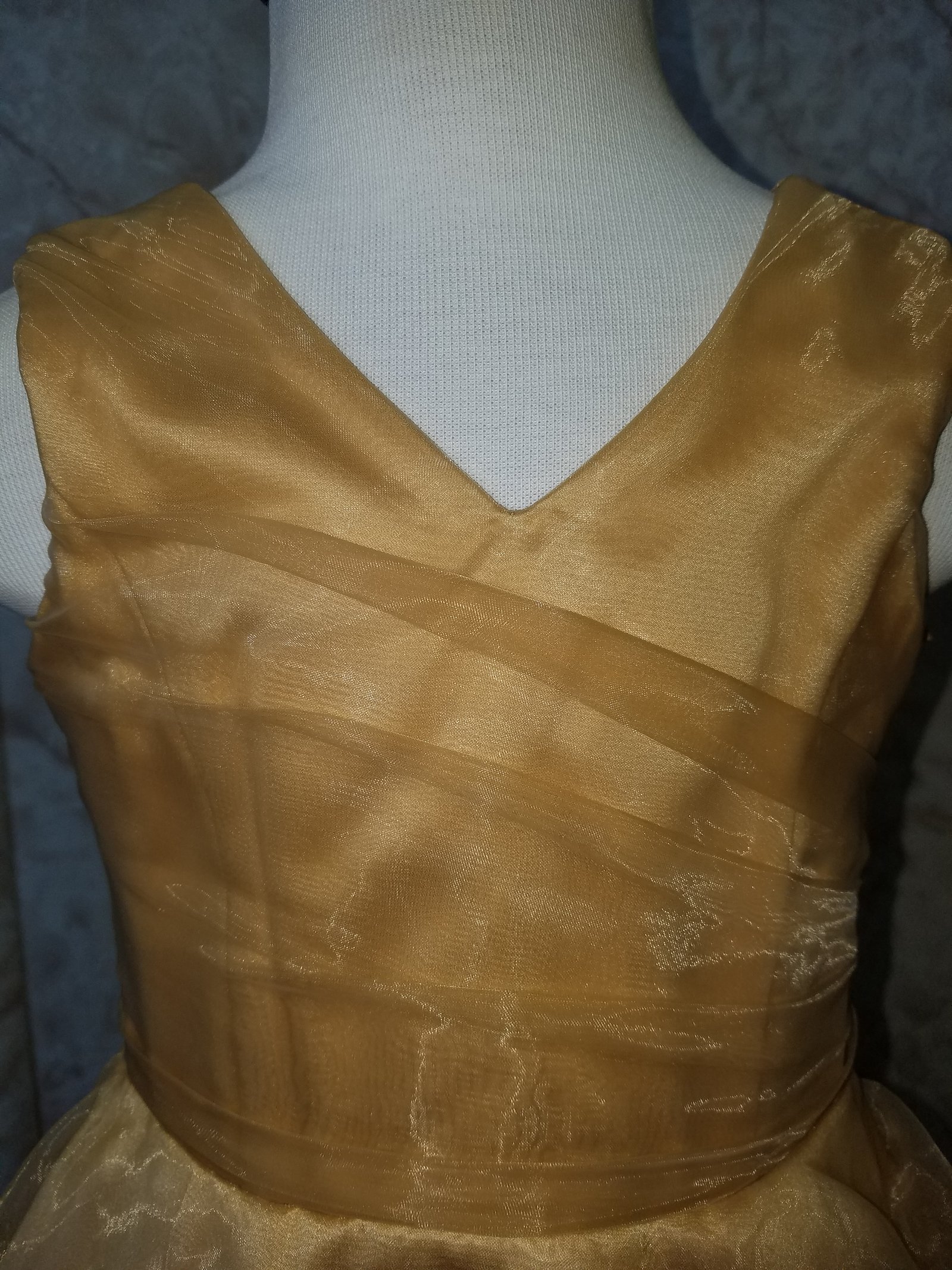 infant gold flower girl dresses