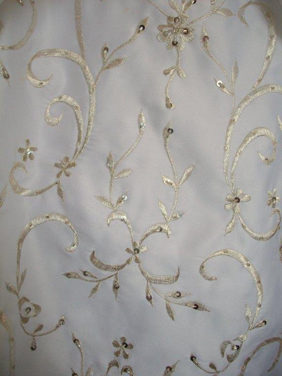 embroidered flower girl dress