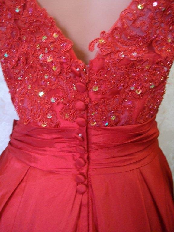 short red mother of the bride/groom dress
