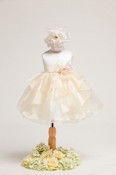 ivory infant girl dresses