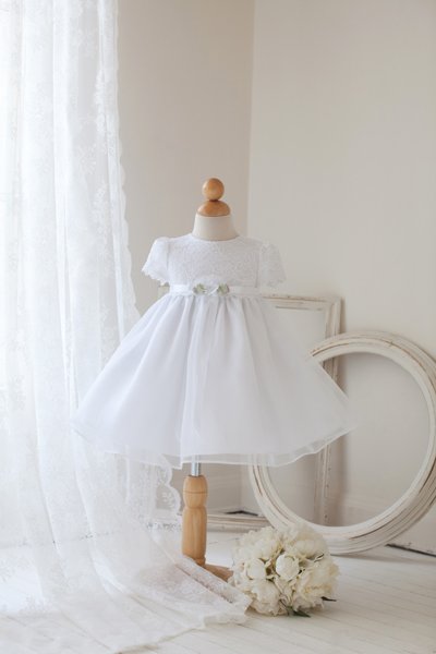 white baby girl dresses