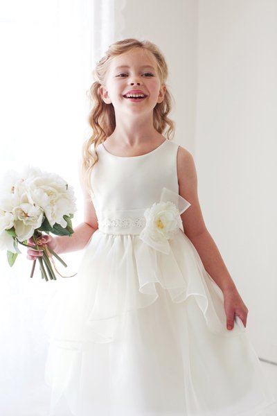 ivory childrens dress