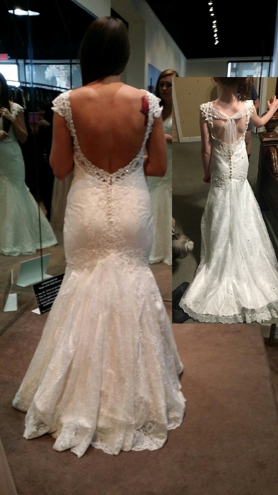 match my wedding dress for my flower girls dress